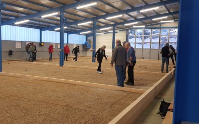 La 1ère mêlée hivernale avec apéro dînatoire au « Bulodrome »